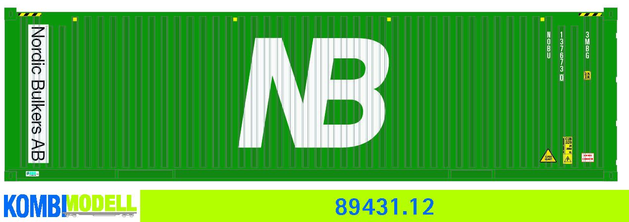 Kombimodell 89431.12 WB-B /Ct 30' Letterbox NordicBulkers NOBU 137673" 